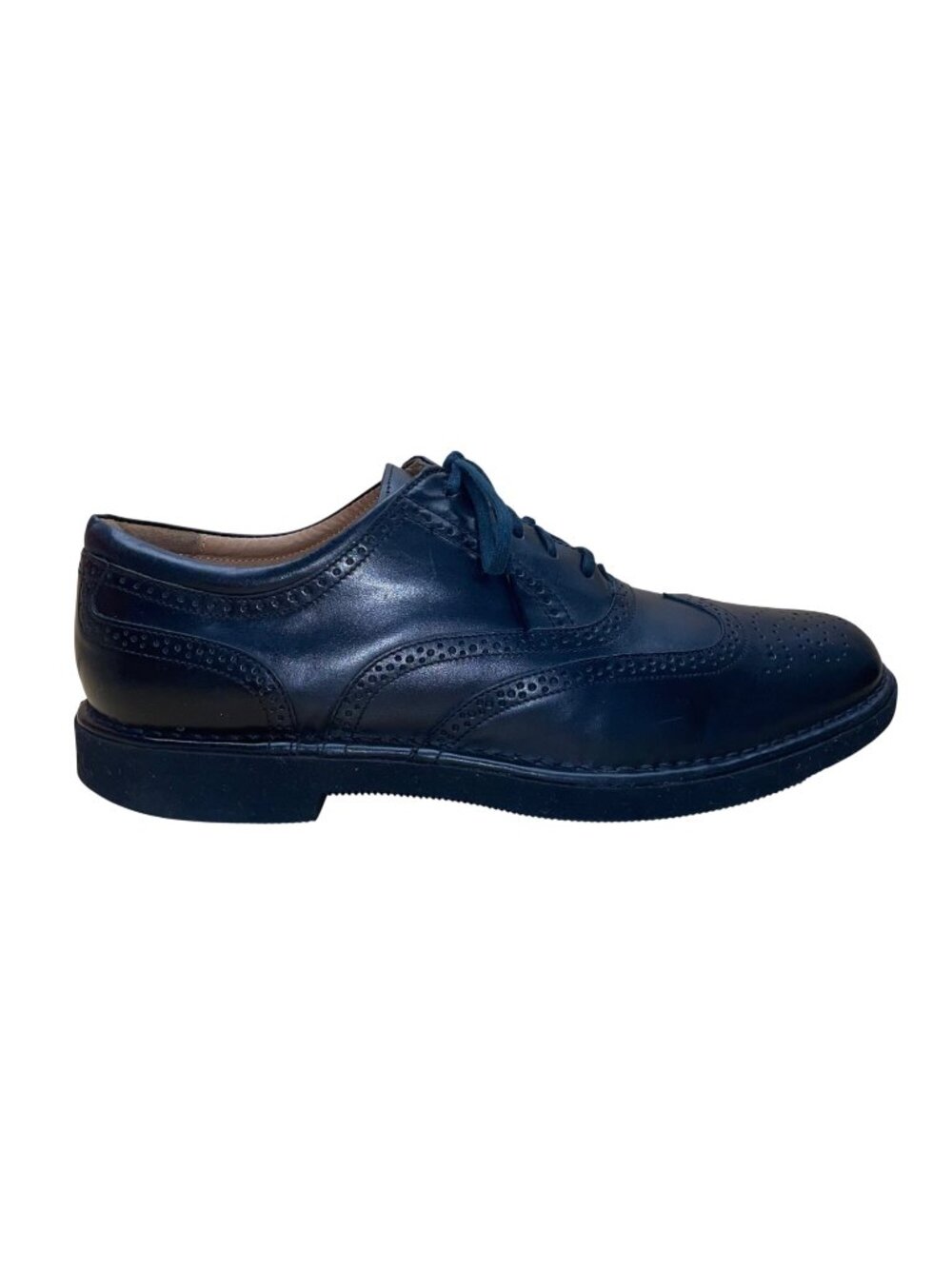 Rockport Men’s Black Leather Wingtip Oxford Dress Shoes Size 8.5M